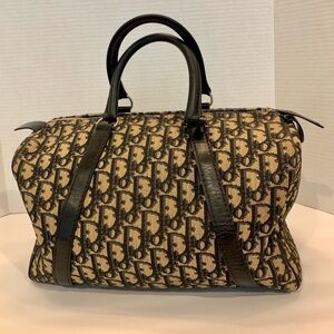 Vintage Dior Navy Trotter Handbag